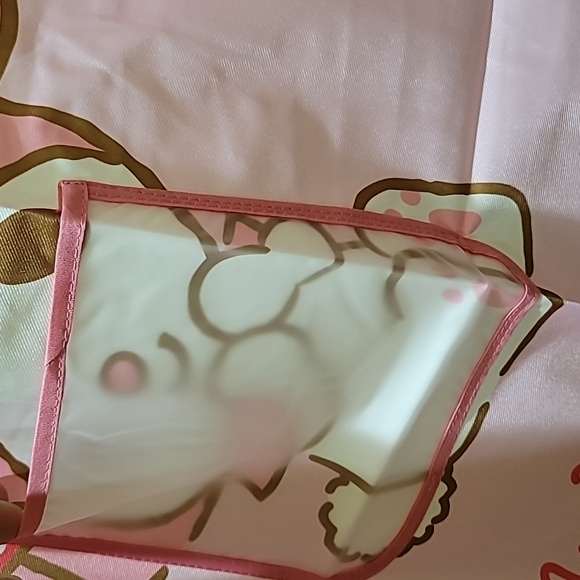 Sanrio '23 Official License My Melody Pink Pleated Hemline Apron w/ Front Pocket - Picture 5 of 9